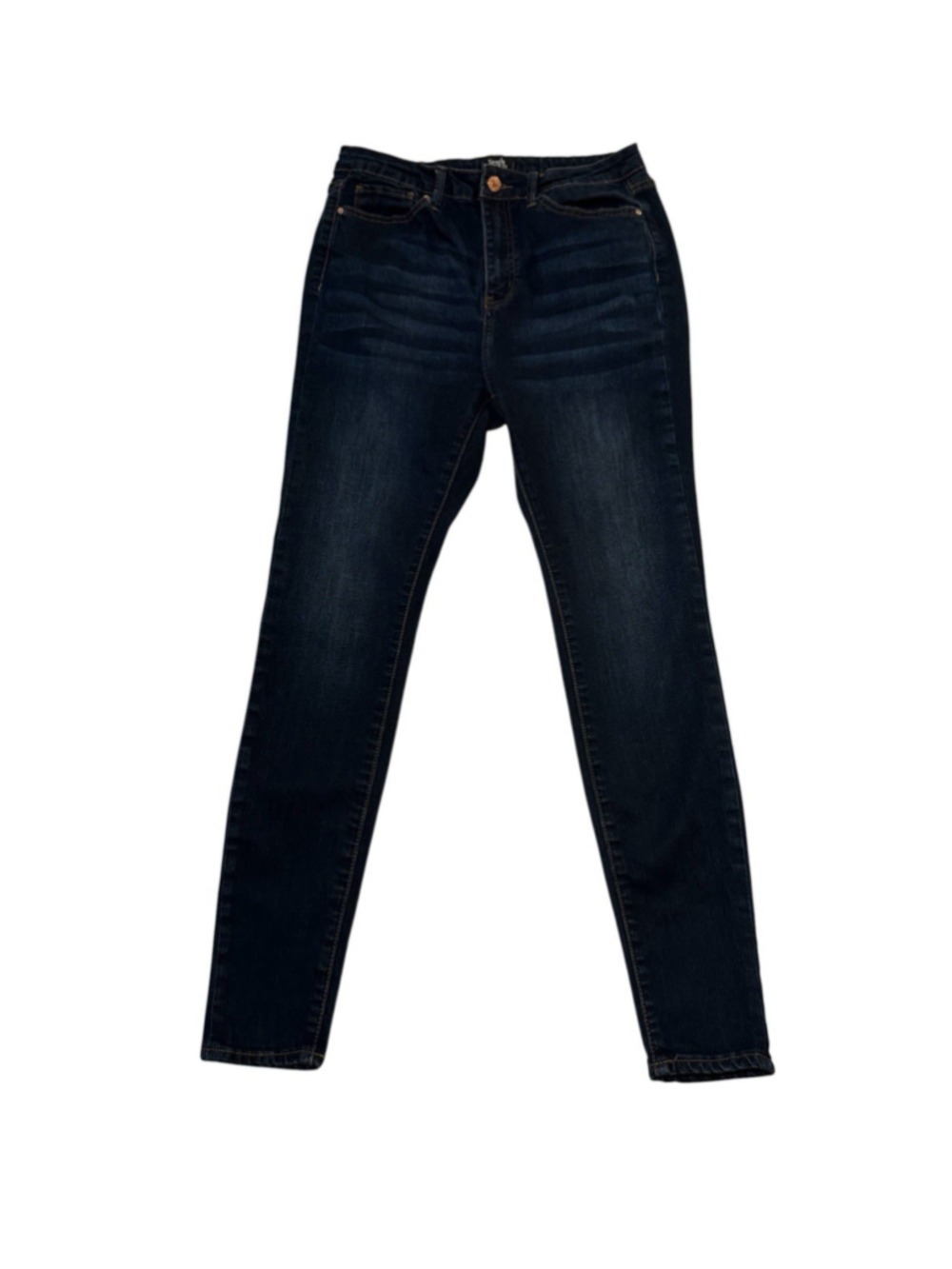 Simple Society Skinny Ankle Jeans Women 9 / 29 Waist Blue Distressed High-Rise - Picture 2 of 16